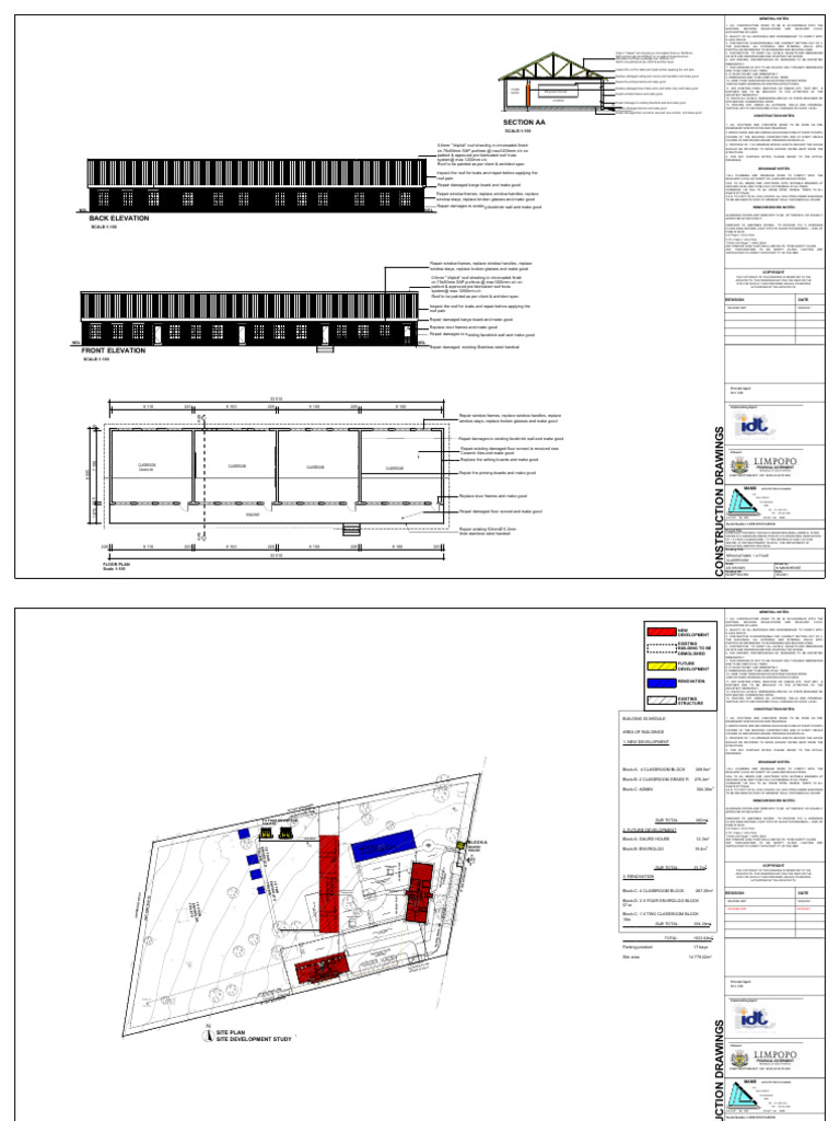 Part C Wayeni Tender Drawings PDF Plumbing Drainage