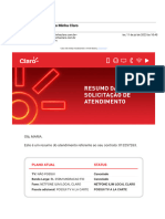 Gmail - Resumo Do Seu Atendimento Minha Claro