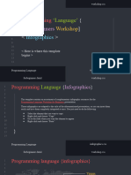 Programming Language Workshop For Beginners Infographics by Slidesgo