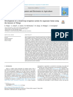 Development of A Closed-Loop Irrigation System For Sugarcane Farms Using The Internet of Things