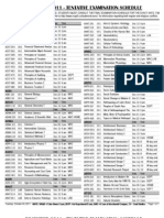 Dec Tentative Exam Schedule