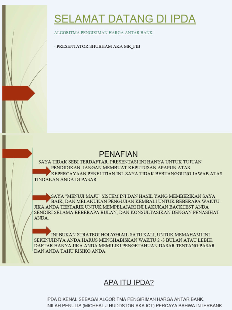 Selamat Datang Di Ipda | PDF