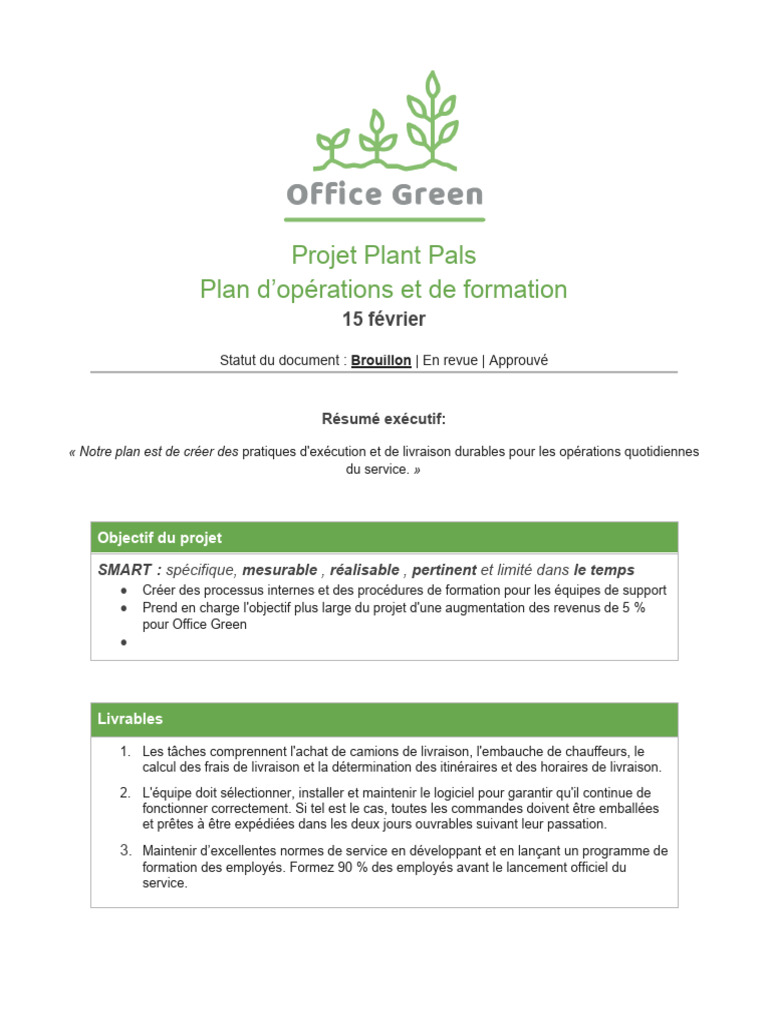 Charte Projet | PDF