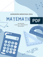 Matematica Admisión Medicina 2024, @study - Devi - 20230928 - 210609 - 0000