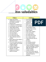 Hábitos Saludables - Educación Física