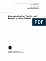 Information Volatility, and Liquidity in Option Markets: Trading