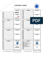 Status Diario en Plantas Semana 3