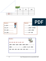 Matemática Multiplicação