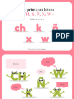 ES My First Letters - CH, K, Ñ, X, W - Spanish Class by Slidesgo