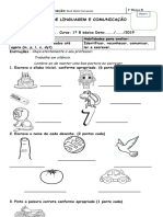 Teste de Linguagem M, L, P, S, D, T Primeiro Básico