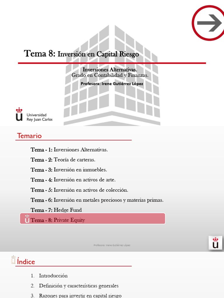 Inversión en Capital Riesgo y Private Equity | PDF | Capital de riesgo ...