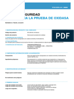 Oxidasa Hoja de Seguridad