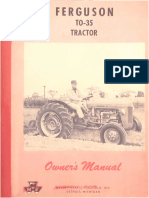 Ferguson TO-35 Tractor Owner's Manual