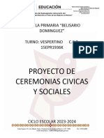 Proyecto de Ceremonias Civicas Culturales