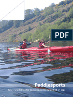 Paddlesports: Safety Guidelines For Kayaking, Canoeing and Sit On Tops