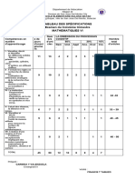 3ème Examen Périodique en Math 6 Avec TOS Et Corrigé