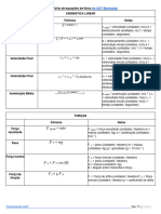Folha de Equações de Física Do OAT Bootcamp PDF