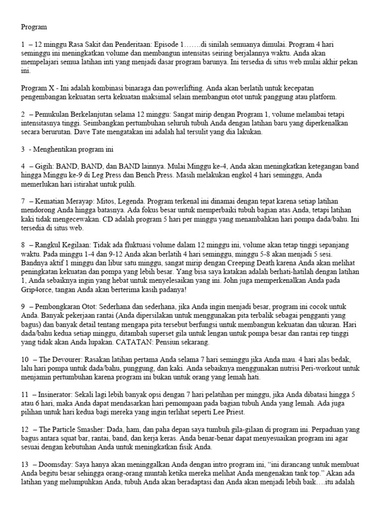 Daftar Program John Meadows SSTMOD PDF PDF