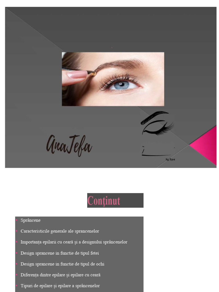 Curs Original de Design de Sprâncene | PDF