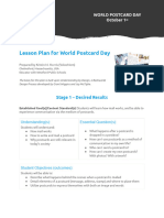 Lesson Plan - World Postcard Day