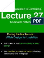 CS101 Introduction To Computing: Computer Networks