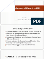 ES-LECTURE 2 - Energy and Chemistry of Life