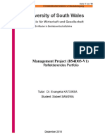 Reflektierendes Portfolio Für Managementprojekte