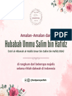 Amalan Dari Hubabah Ummu Salim Bin Hafidz