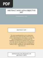 Abstract and Non Objective Art 