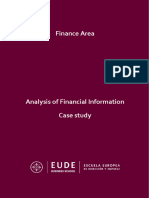 Practical Case Module Analysis of Financial Information