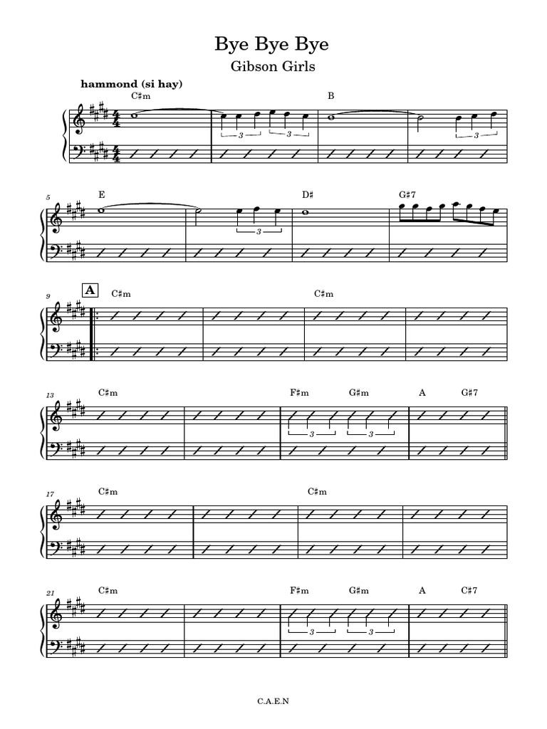 Bye Bye Bye | PDF