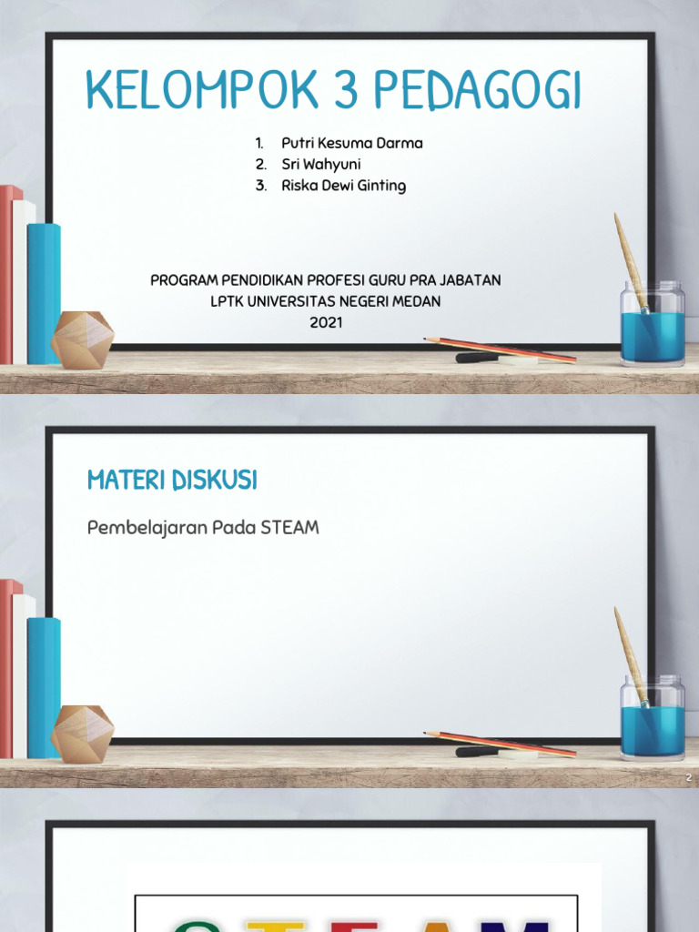 Kelompok 3 Steam Dan Neurosains, Elearning Dan Blanded Learning | PDF