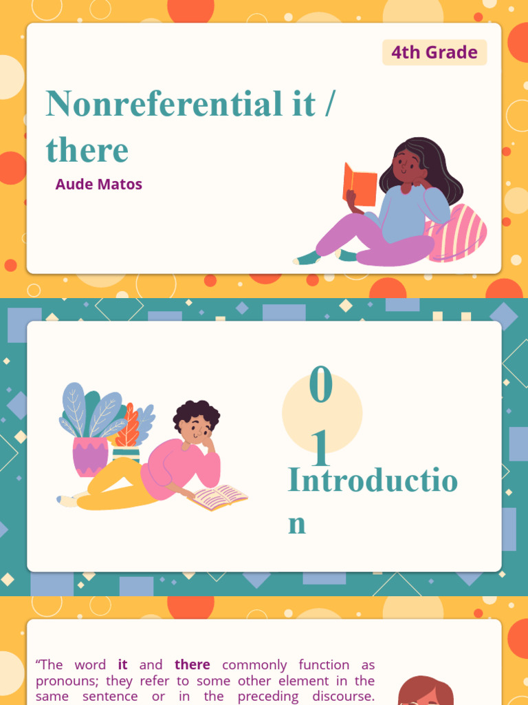 'It' and 'There' As Dummy Subjects PDF English Grammar English