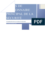 Plan de Sécurité Global - 2019