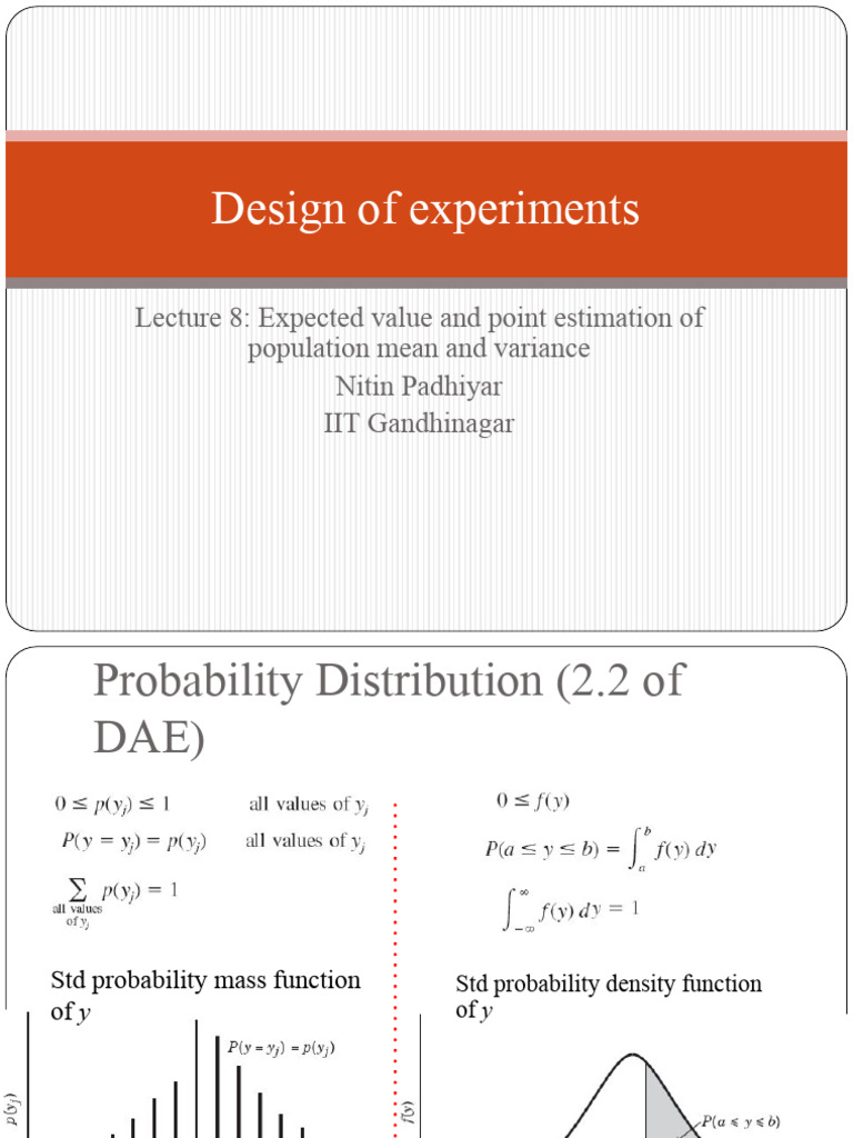 L8 Expectation Point Estimate | PDF | Teaching Methods & Materials ...