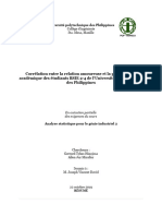 Corrélation Entre La Relation Amoureuse Et Les Performances Académiques Des Étudiants BSIE 2-4 de Luniversité