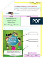 E9 S4 Ficha D3 Com Escribimos Un Afiche Sobre El Cuidado de Las Plantas o Animales