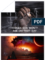 Things God Wont Ask