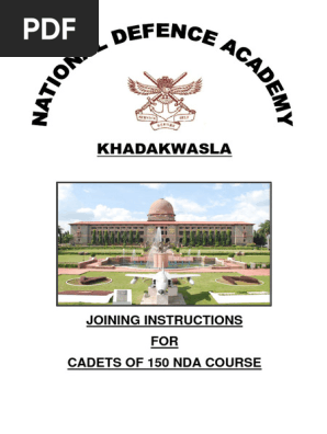 Joining Instruction for Nda 150 Course