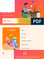 Blank Company Profile Business Presentation in Orange Pink Yellow 3D Style