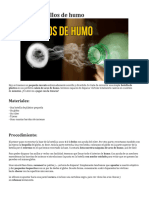 Cómo Hacer Anillos de Humo