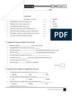 Personal Best A2 Unit 10 Vocabulary Test