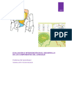 Evaluación e Intervención en El Desarrollo de Los Componentes Del Lenguaje