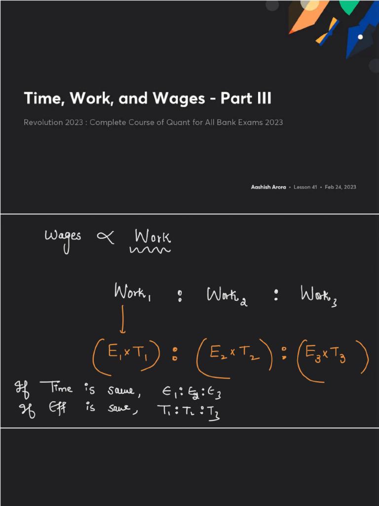 Time Work and Wages Part III With Anno PDF