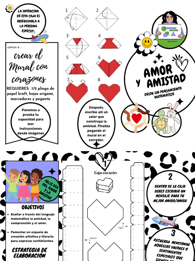 Mural del Amor y la Amistad Escolar | PDF