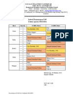 Jadwal Pemantapan LSP