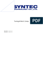 Tuning and Mechanical Compensation Manual