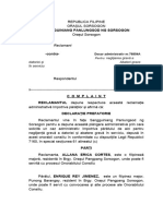 Reclamație - Administrativă - EȘANȚĂ