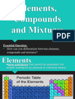 Elements, Compounds and Mixtures