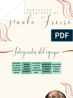 Pedagogía Latinoamericana de Paulo Freire